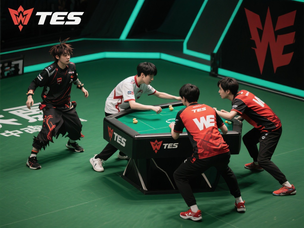 TES灵活运营击败WE,首局轻松取胜 第一局亮点:中野互动成为关键
开局阶段